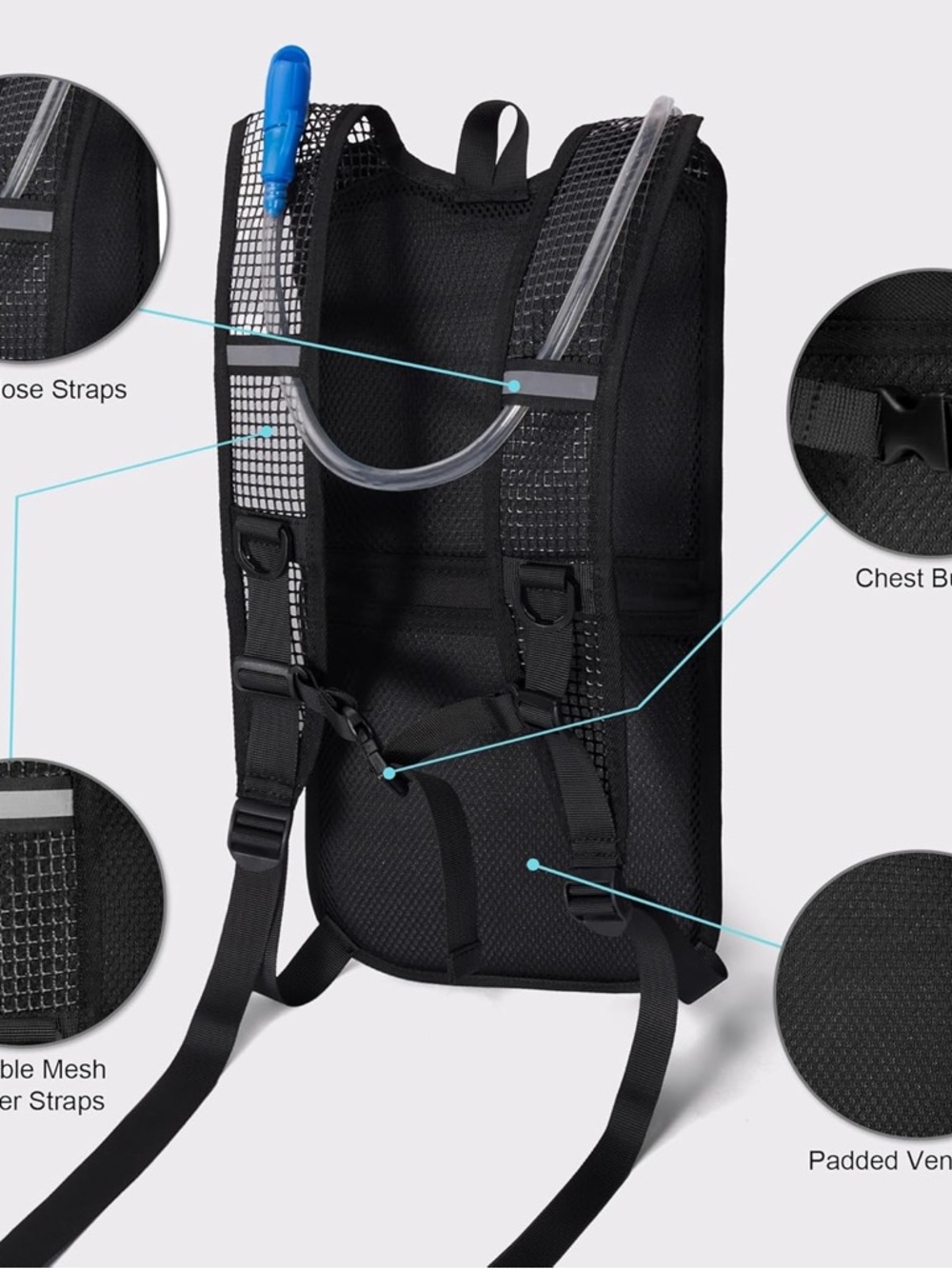 (NEW) Large 2L Hydration Hiking Trail Backpack / Outdoor/ unisex water resistant